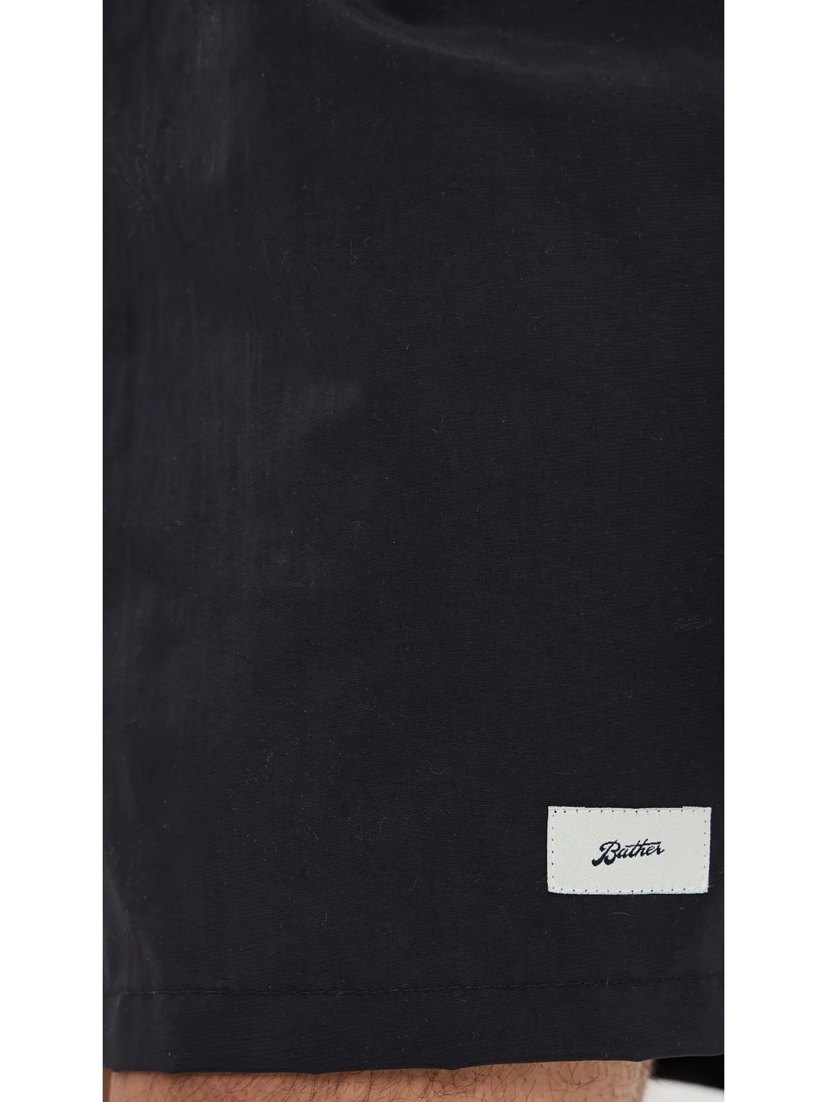 Bather Solid Black Swim Trunks - 画像6