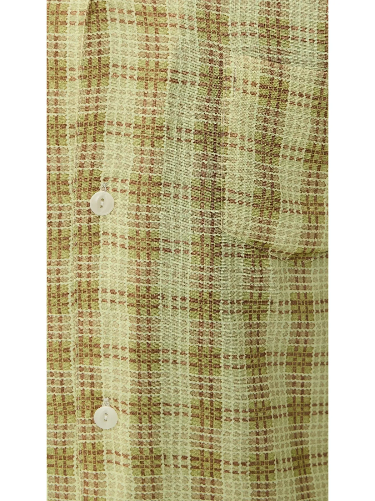Bather タータンキャンプシャツ - 画像6