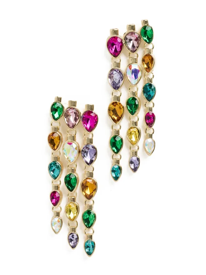 BaubleBar BaubleBar ライトストリングドロップピアス（マルチカラー）の商品画像