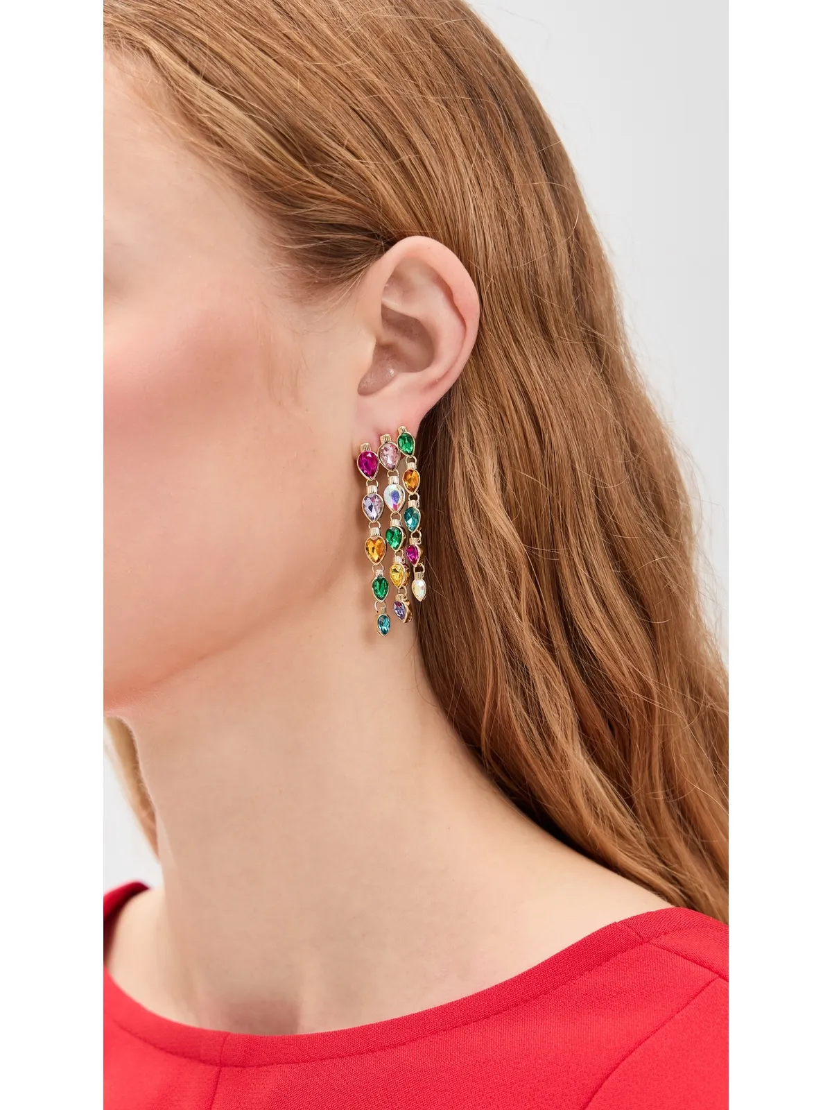 BaubleBar ライトストリングドロップピアス（マルチカラー） - 画像3