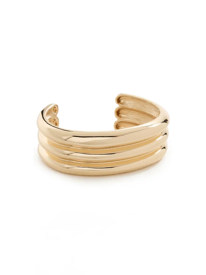 BaubleBar BaubleBar Leigh カフ ゴールドの商品画像