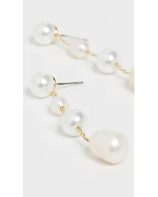 BaubleBar フランチェスカ イヤリング パール - サムネイル4