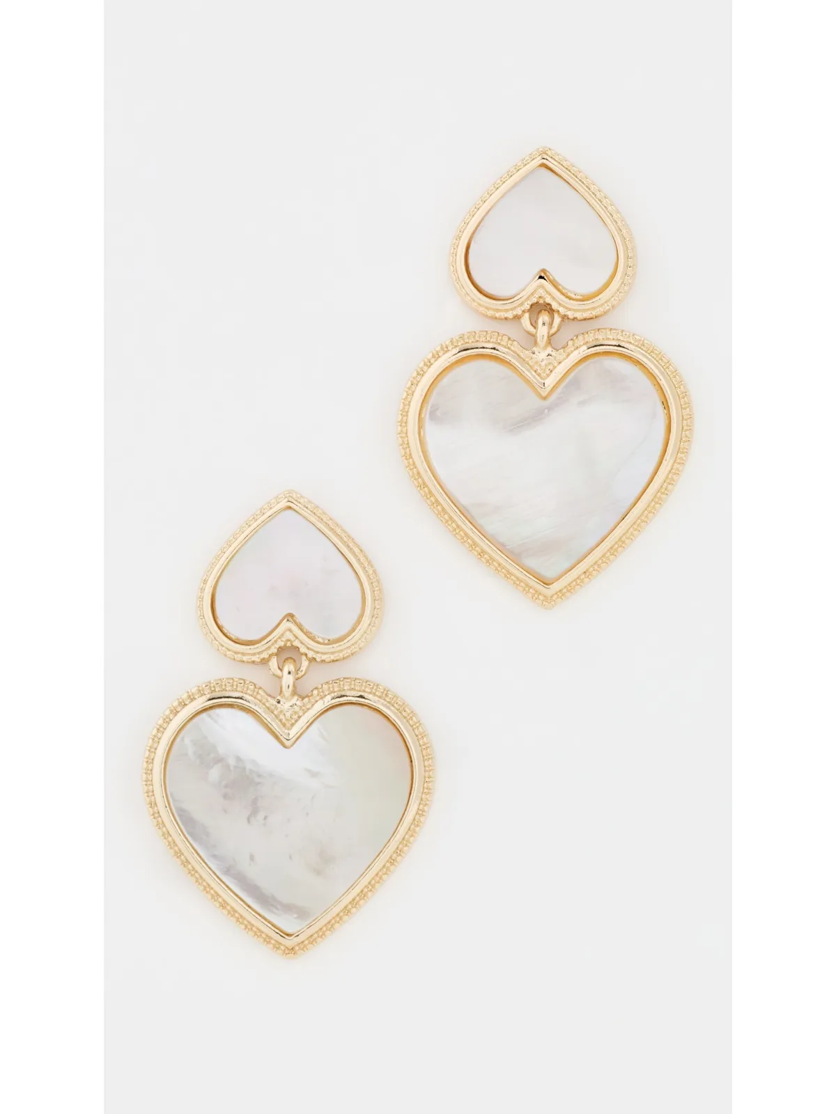 BaubleBar Kimberly イヤリング ホワイト - 画像2