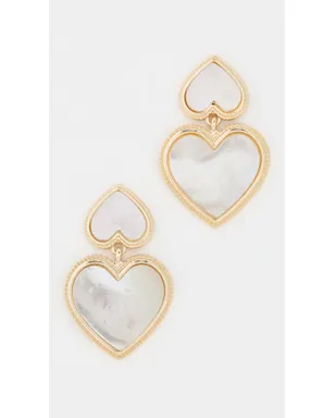 BaubleBar Kimberly イヤリング ホワイト - サムネイル2