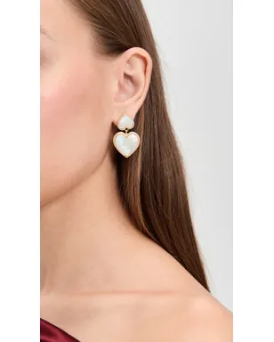 BaubleBar Kimberly イヤリング ホワイト - サムネイル3