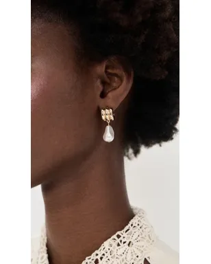 BaubleBar Teagan リブドパール イヤリング - サムネイル3