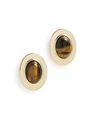 BaubleBar サミラ ゴールド スタッド ピアス - サムネイル5