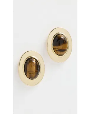 BaubleBar サミラ ゴールド スタッド ピアス - サムネイル2