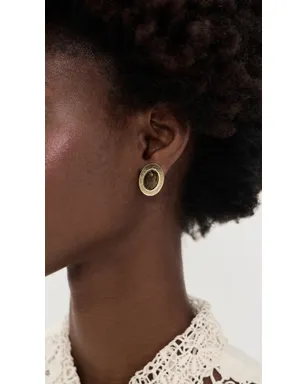 BaubleBar サミラ ゴールド スタッド ピアス - サムネイル3
