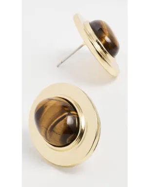 BaubleBar サミラ ゴールド スタッド ピアス - サムネイル4
