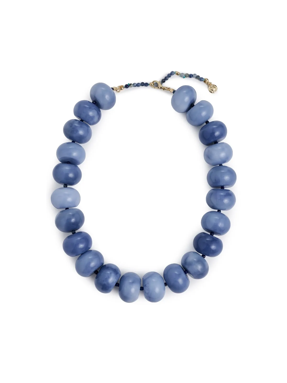 BaubleBar ジョアン セミ・プレシャス ネックレス ブルー - 画像1