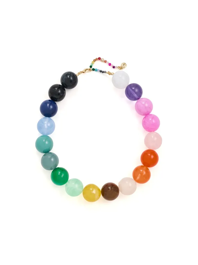 BaubleBar BaubleBar ジェーン ビーズネックレス 虹色の商品画像