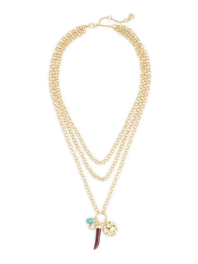 BaubleBar BaubleBar Maeve レイヤードネックレスの商品画像