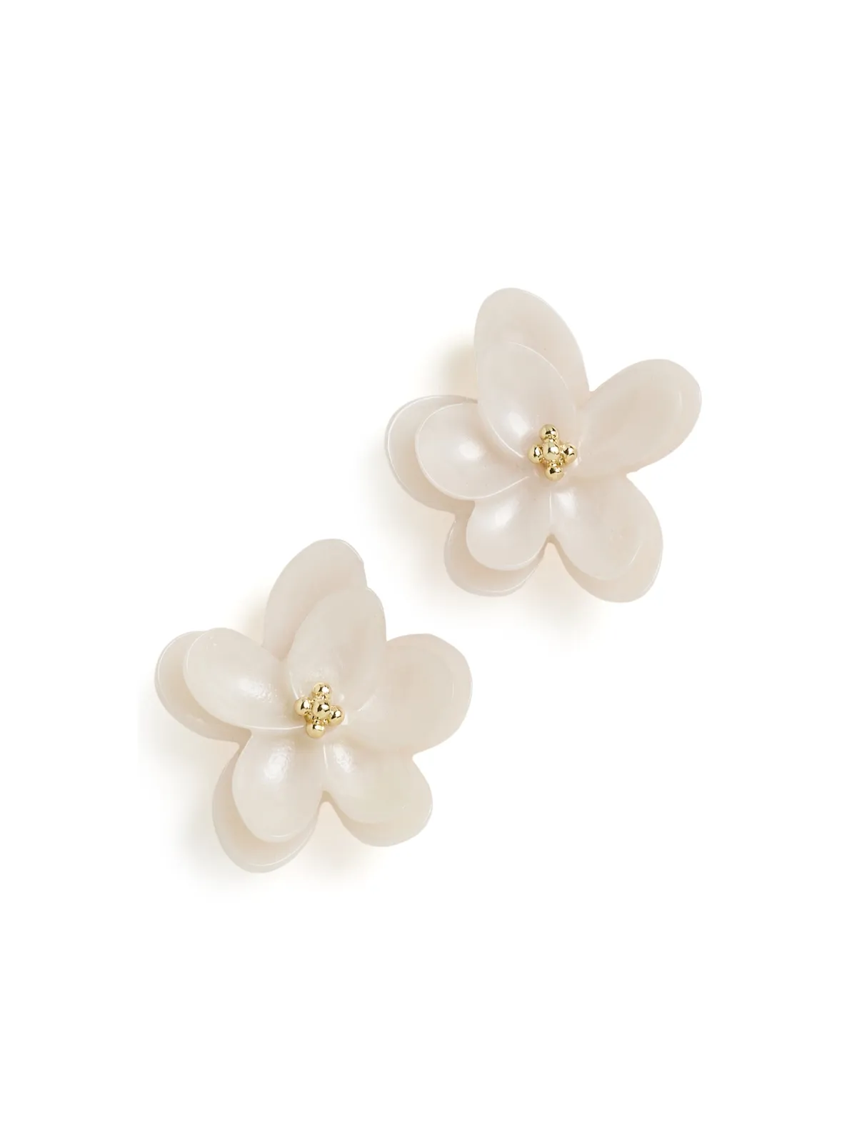 BaubleBar ラチェル フラワー スタッド ピアス - 画像1