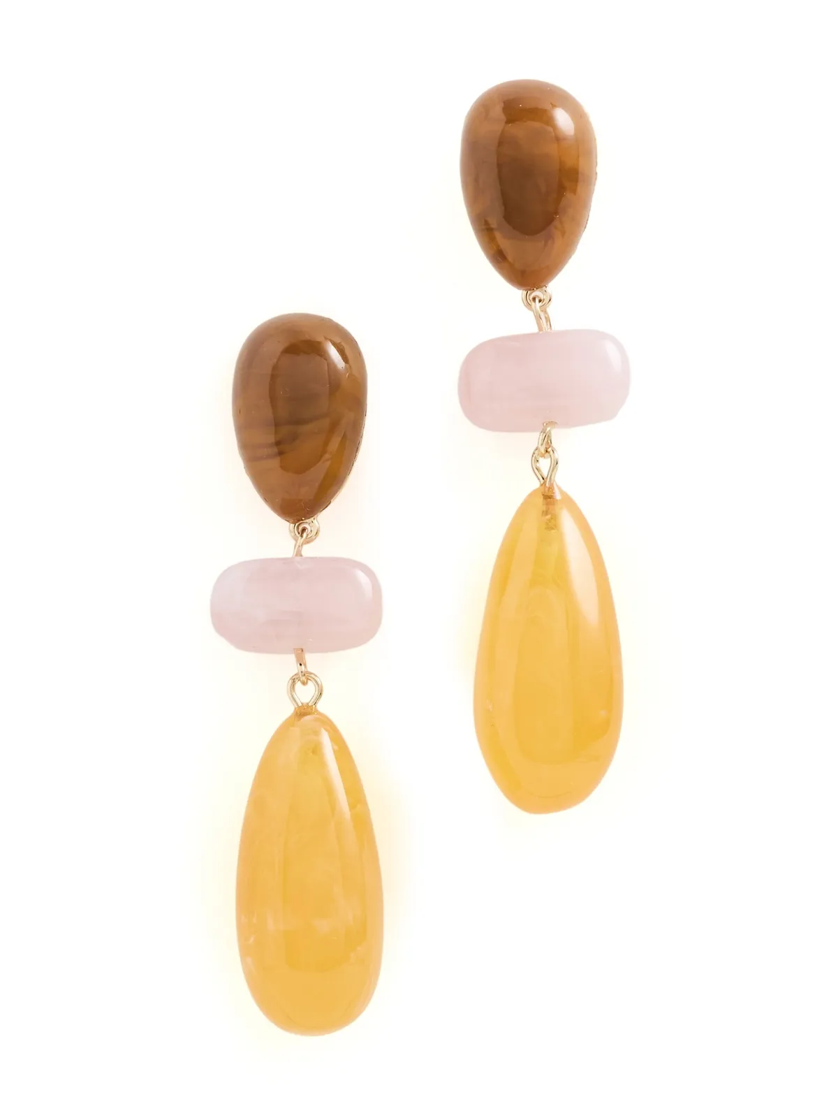 BaubleBar Phoebe レジン ドロップ イヤリング - 画像1