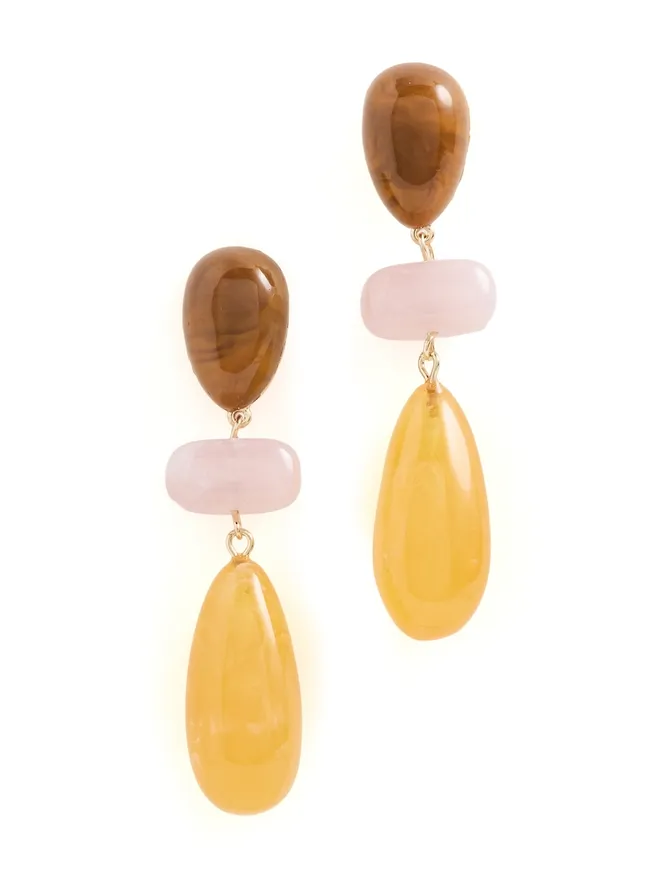 BaubleBar BaubleBar Phoebe レジン ドロップ イヤリングの商品画像