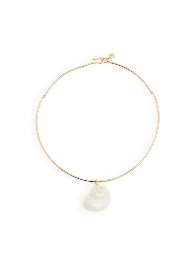 BaubleBar BaubleBar サンタナ シェルカラー ネックレス パールの商品画像