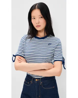 BAUM UND PFERDGARTEN ジャネット ストライプ Tシャツ - サムネイル2