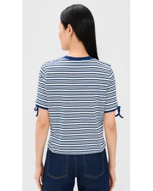BAUM UND PFERDGARTEN ジャネット ストライプ Tシャツ - サムネイル3