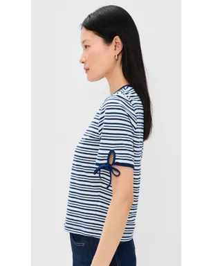 BAUM UND PFERDGARTEN ジャネット ストライプ Tシャツ - サムネイル4