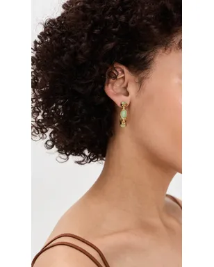 Brinker + Eliza Madrid フープピアス Key Lime - サムネイル3