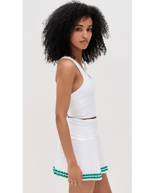 Beach Riot / Yaraトップ Courtside White - サムネイル4
