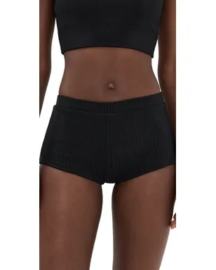 Beach Riot Nyx Bikini Bottoms Black - サムネイル1