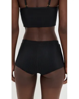 Beach Riot Nyx Bikini Bottoms Black - サムネイル3