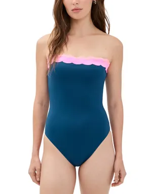 Beach Riot Josy One Piece Seashell Isle Colorblock - サムネイル1