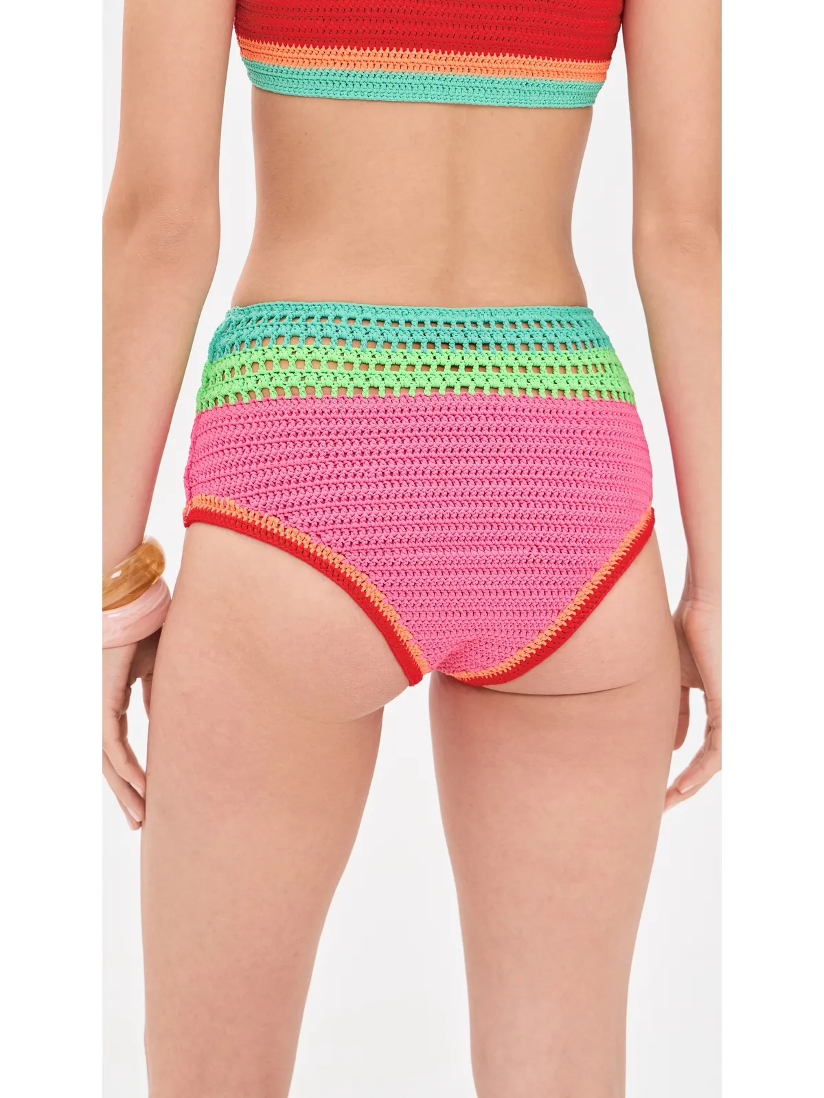 Beach Riot Karmen クロシェ ビキニボトムス アクアヘイズ - 画像3