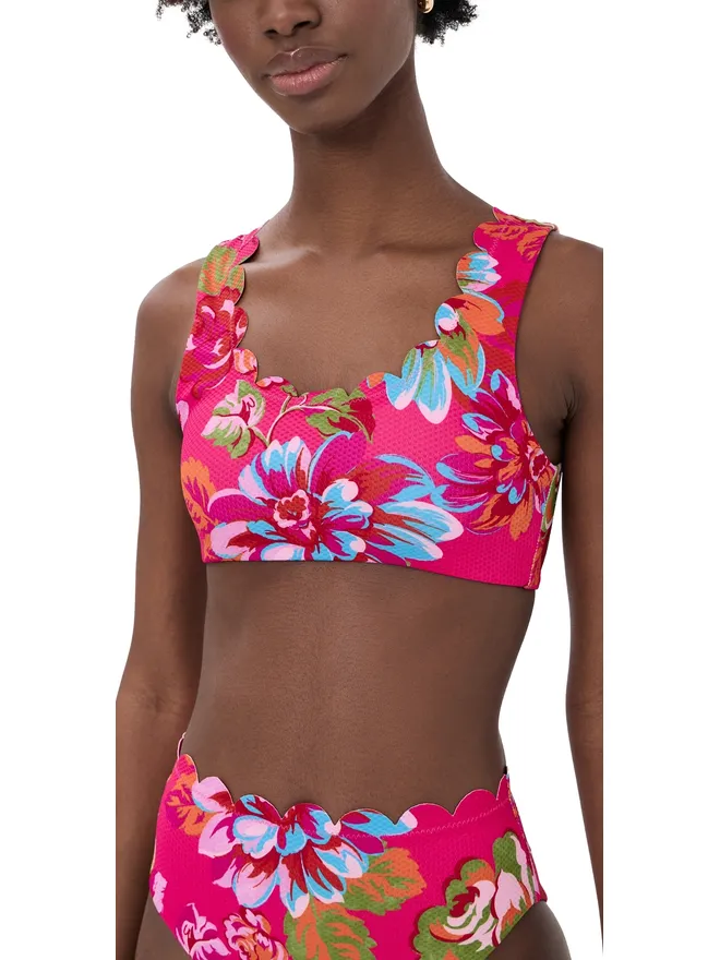 BEACH RIOT Beach Riot Madison Bikini Top Sugar Bloomの商品画像