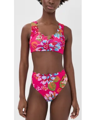Beach Riot Madison Bikini Top Sugar Bloom - サムネイル5