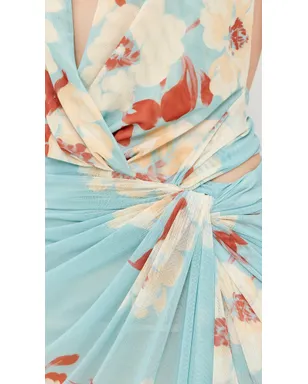 Bec + Bridge Calliope Drape Maxi Dress ソナラ フローラル - サムネイル6