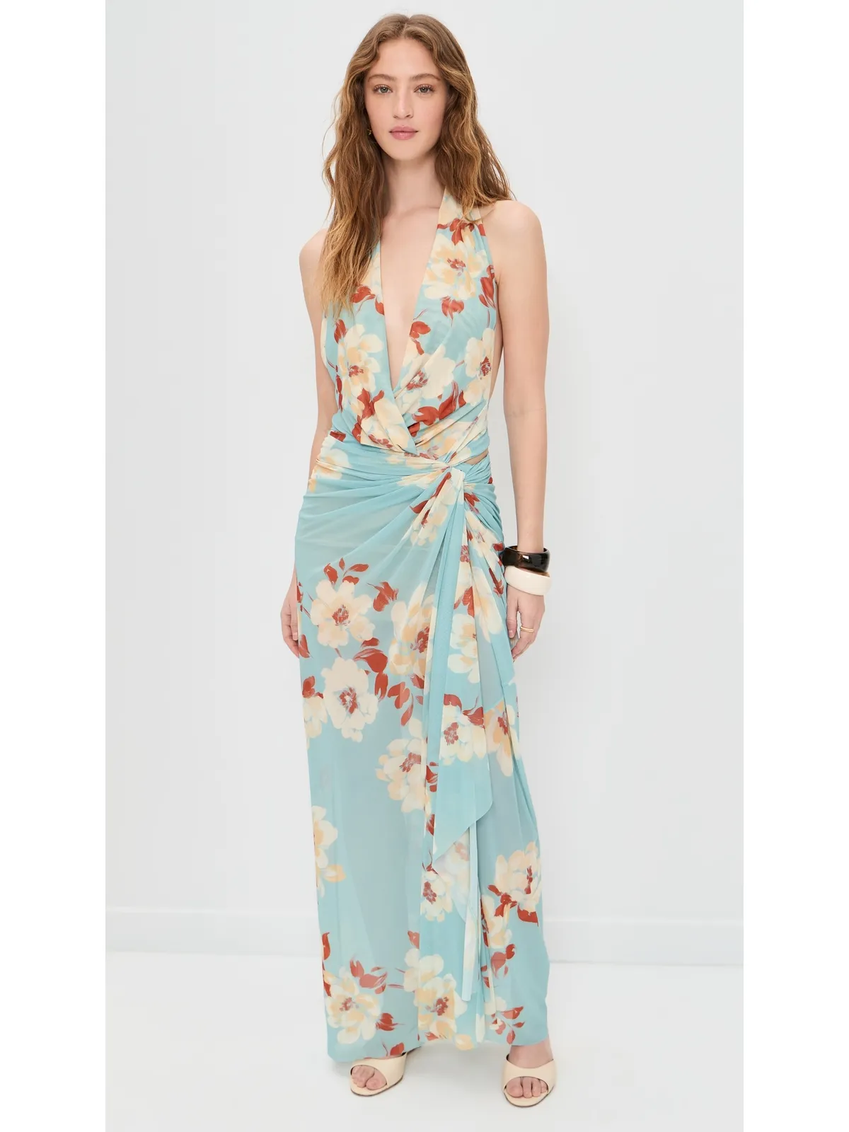 Bec + Bridge Calliope Drape Maxi Dress ソナラ フローラル - 画像2