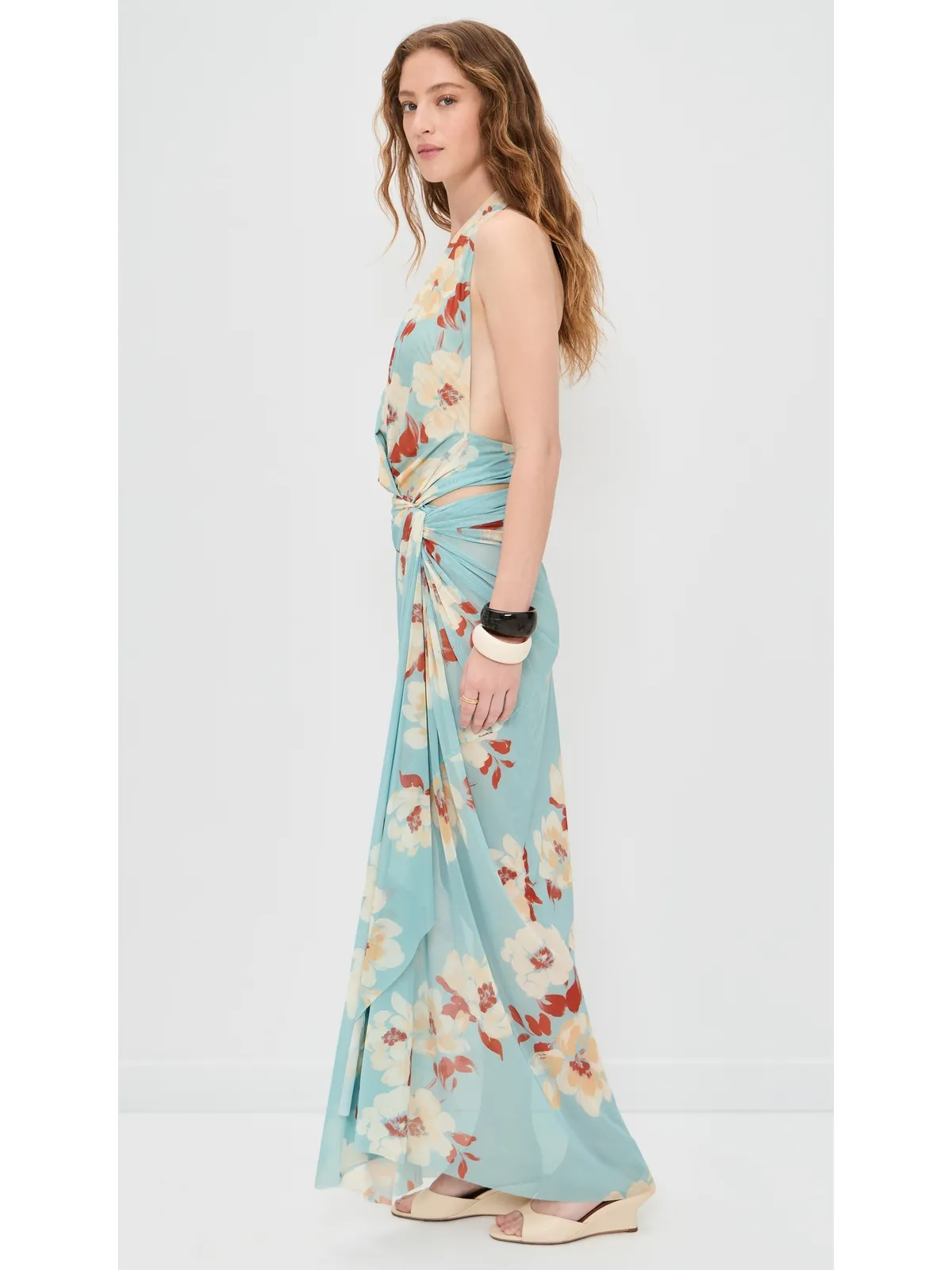 Bec + Bridge Calliope Drape Maxi Dress ソナラ フローラル - 画像4