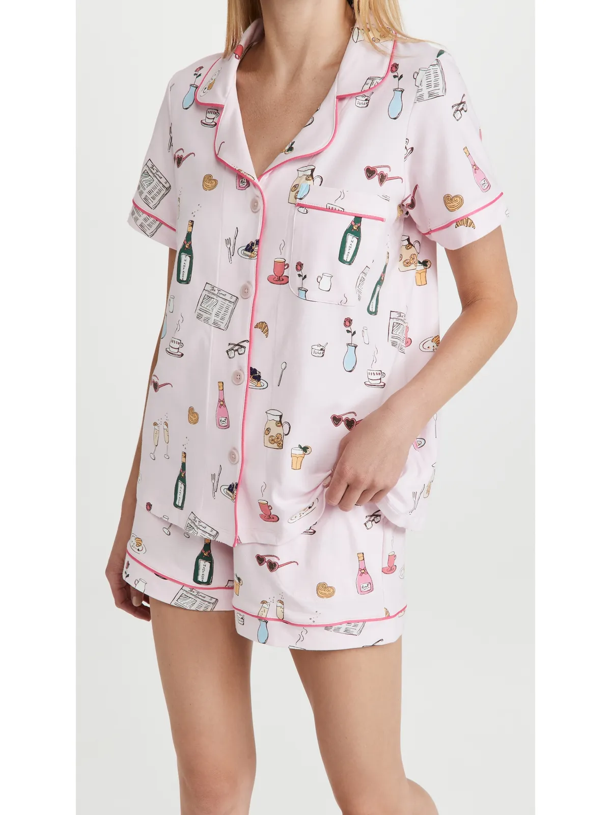 BedHead PJs ショートパンツ付きパジャマセット - 画像2