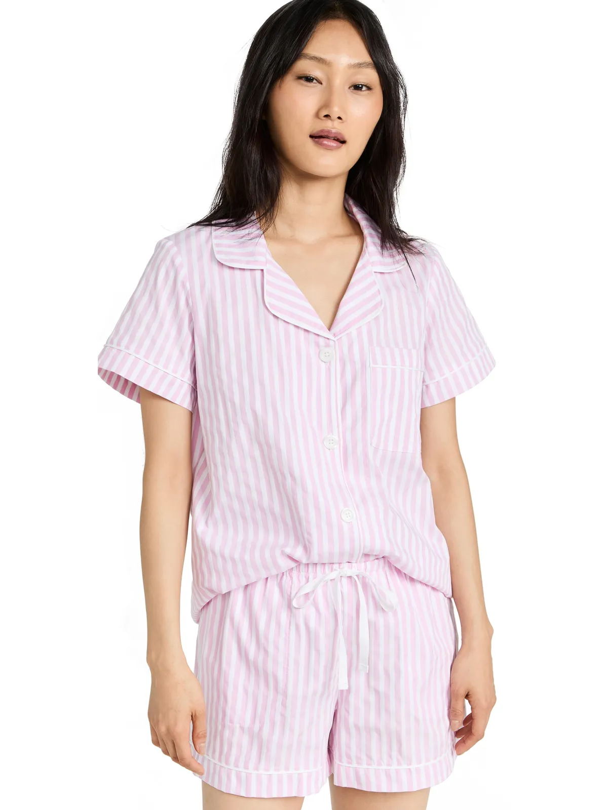 BedHead PJs ピンクストライプ パジャマセット - 画像1