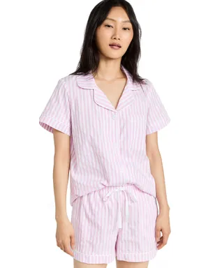 BedHead PJs ピンクストライプ パジャマセット - サムネイル1