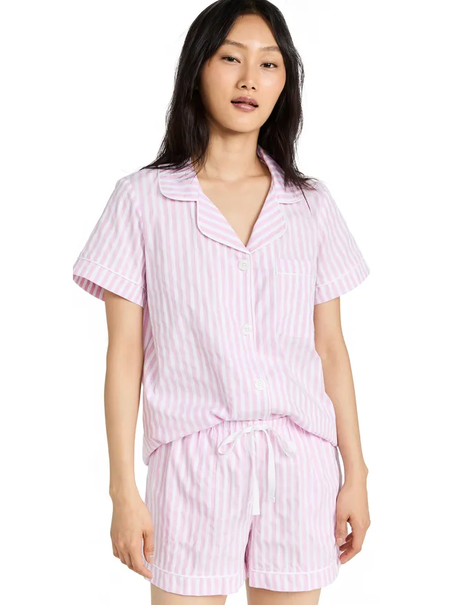 BedHead PJs BedHead PJs ピンクストライプ パジャマセットの商品画像