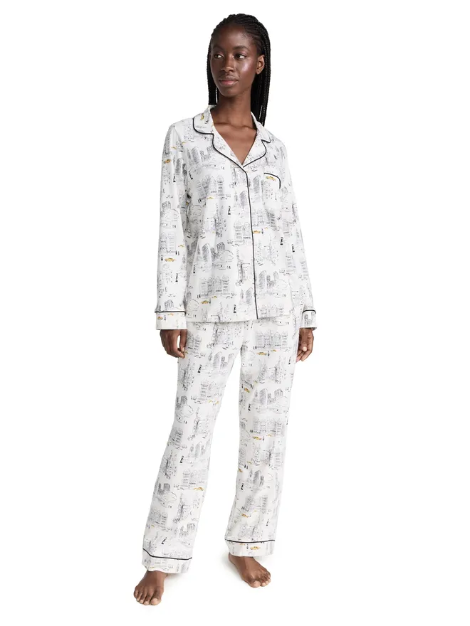 BedHead PJs BedHead PJs City That Never Sleeps ロングスリーブパジャマセットの商品画像