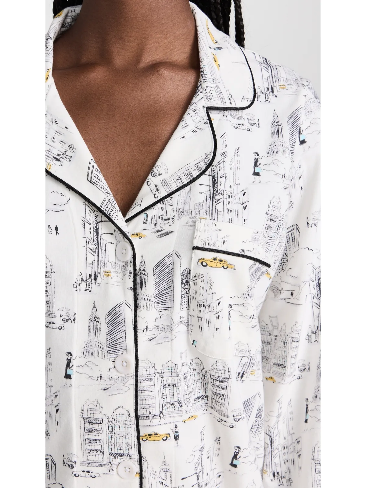 BedHead PJs City That Never Sleeps ロングスリーブパジャマセット - 画像6