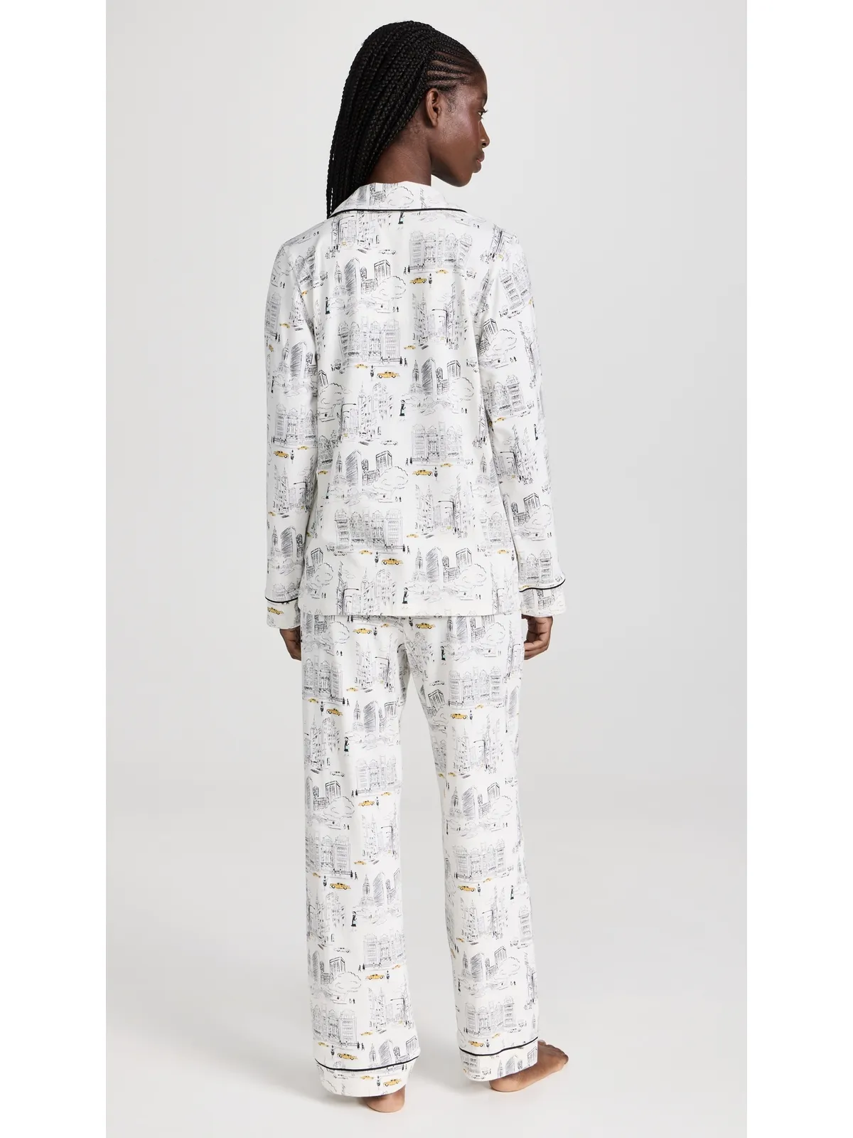 BedHead PJs City That Never Sleeps ロングスリーブパジャマセット - 画像3