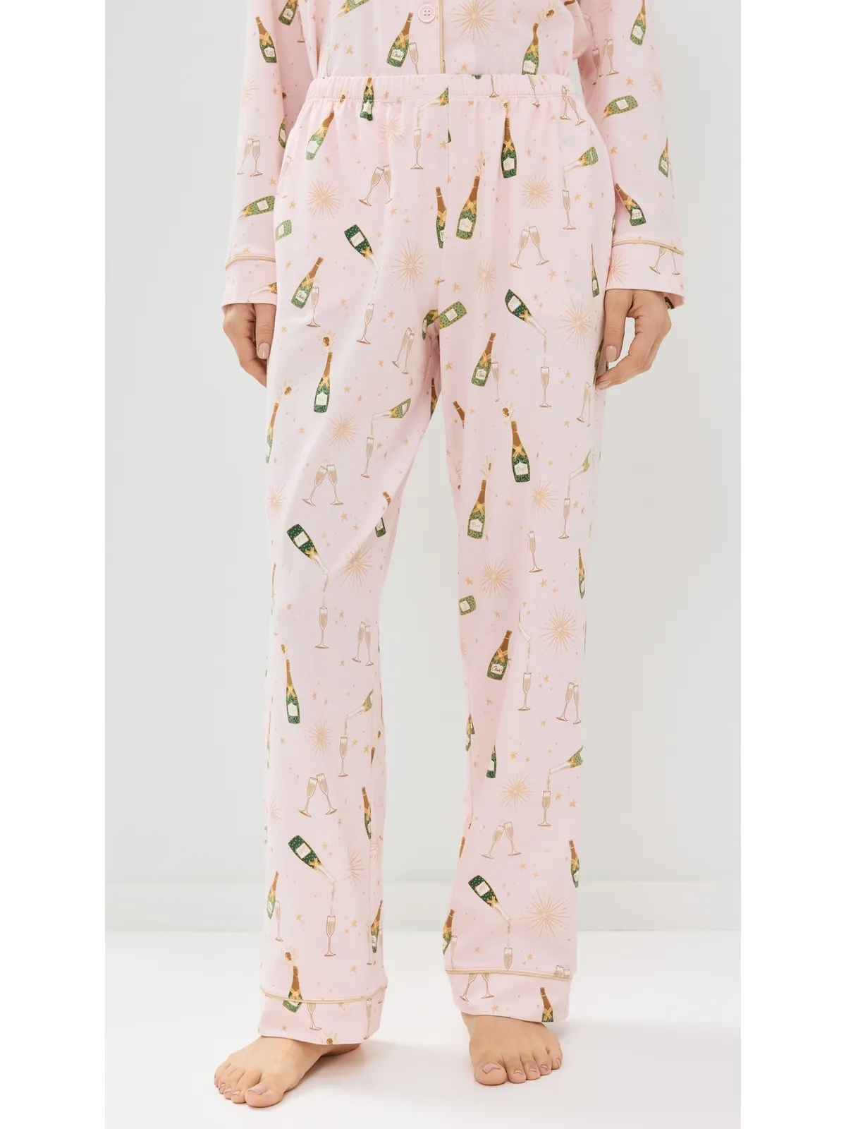 BedHead PJs 綿ニット長袖パジャマセット Pop Fizz Clink - 画像5