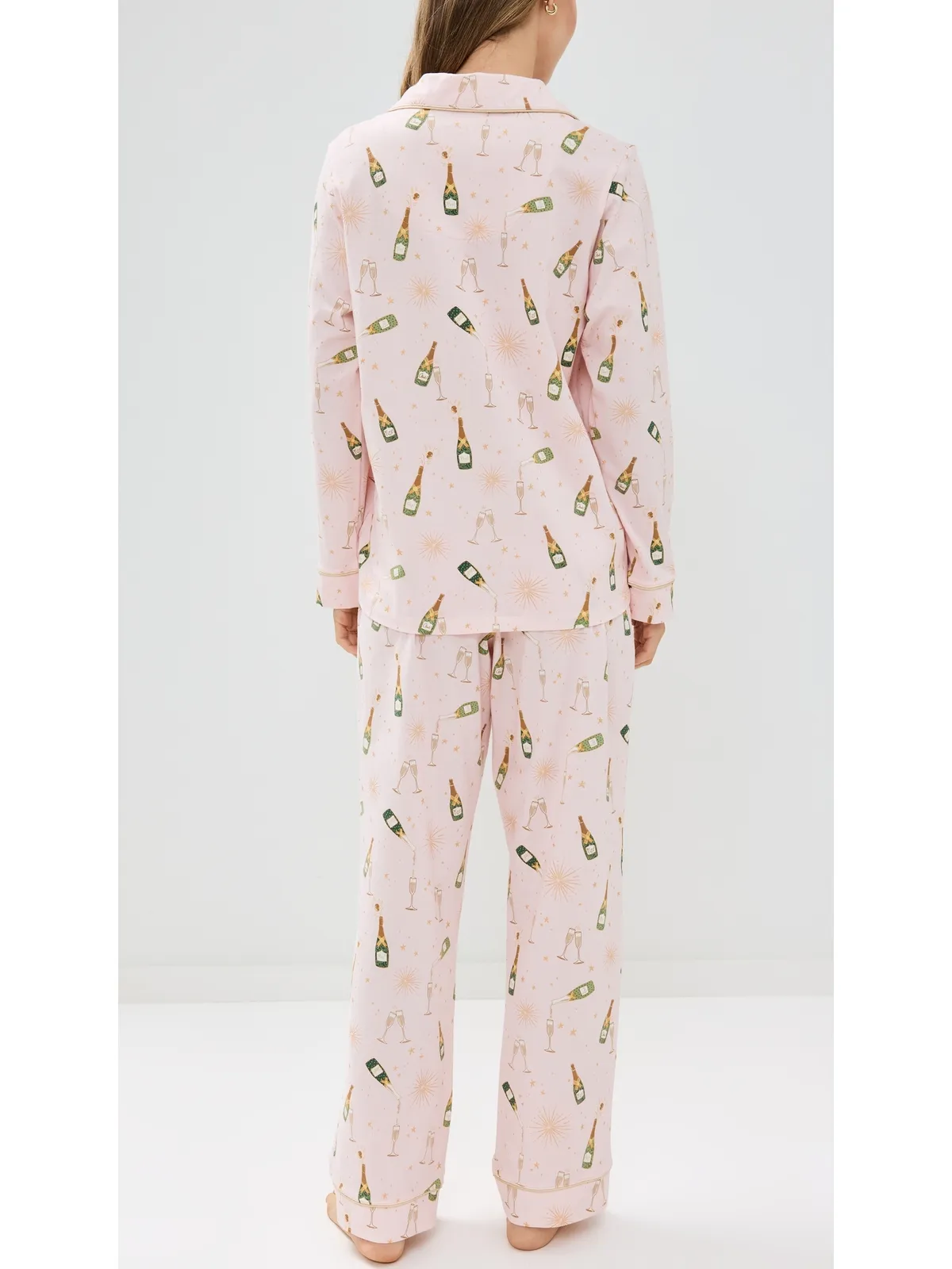 BedHead PJs 綿ニット長袖パジャマセット Pop Fizz Clink - 画像3