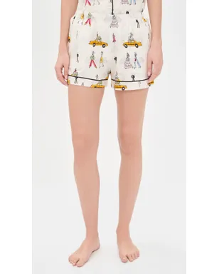 BedHead PJs ショートスリーブ パジャマセット ファッションウィーク柄 - サムネイル5