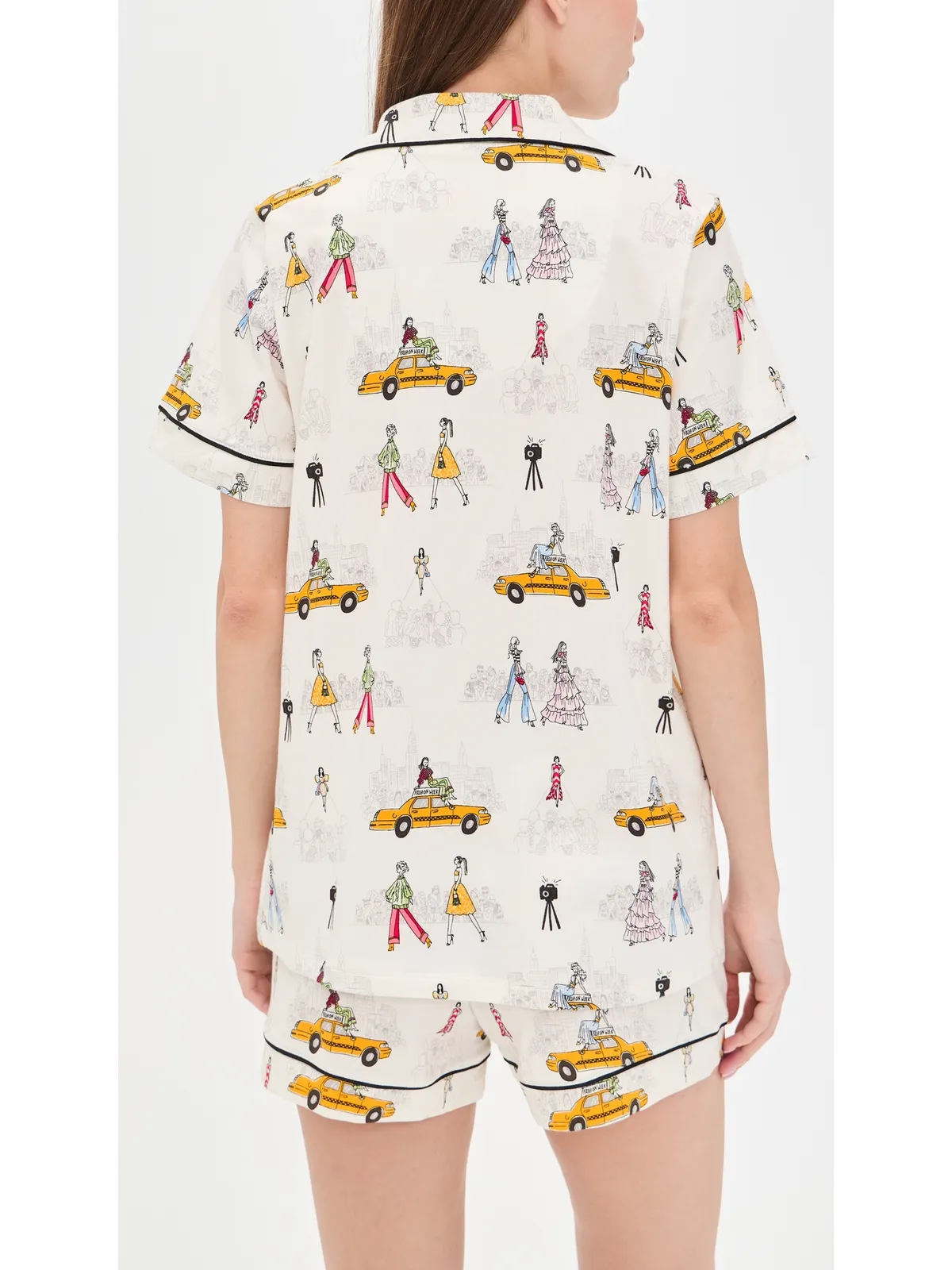 BedHead PJs ショートスリーブ パジャマセット ファッションウィーク柄 - 画像3