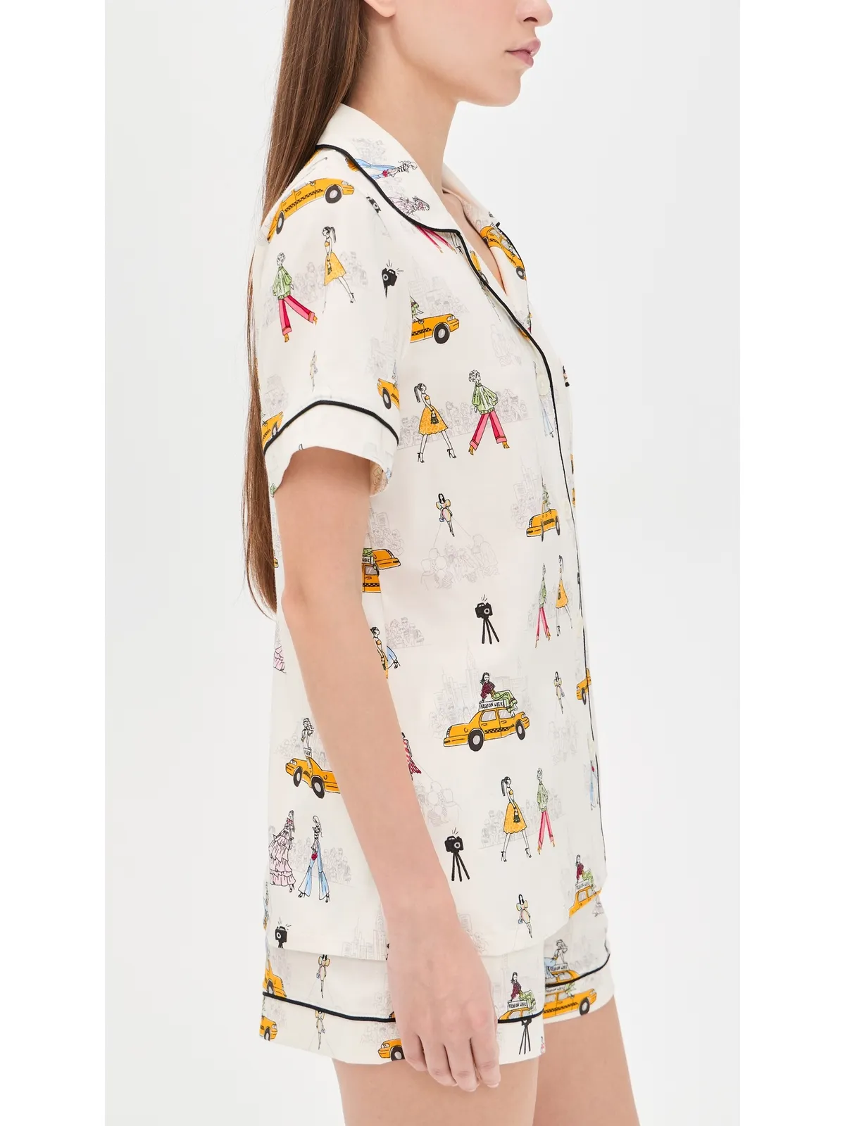 BedHead PJs ショートスリーブ パジャマセット ファッションウィーク柄 - 画像4