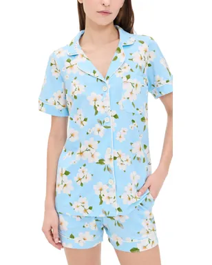 BedHead PJs ショートスリーブとショーツ パジャマセット Magnolia Breeze - サムネイル1