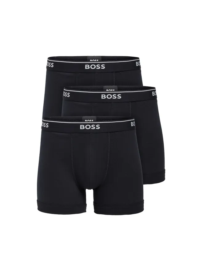 BOSS BOSS クラシック コットン 3枚パック ボクサーブリーフ ブラック Mの商品画像