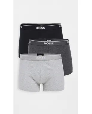 BOSS クラシックコットン 3枚組 トランクス グレー - サムネイル2